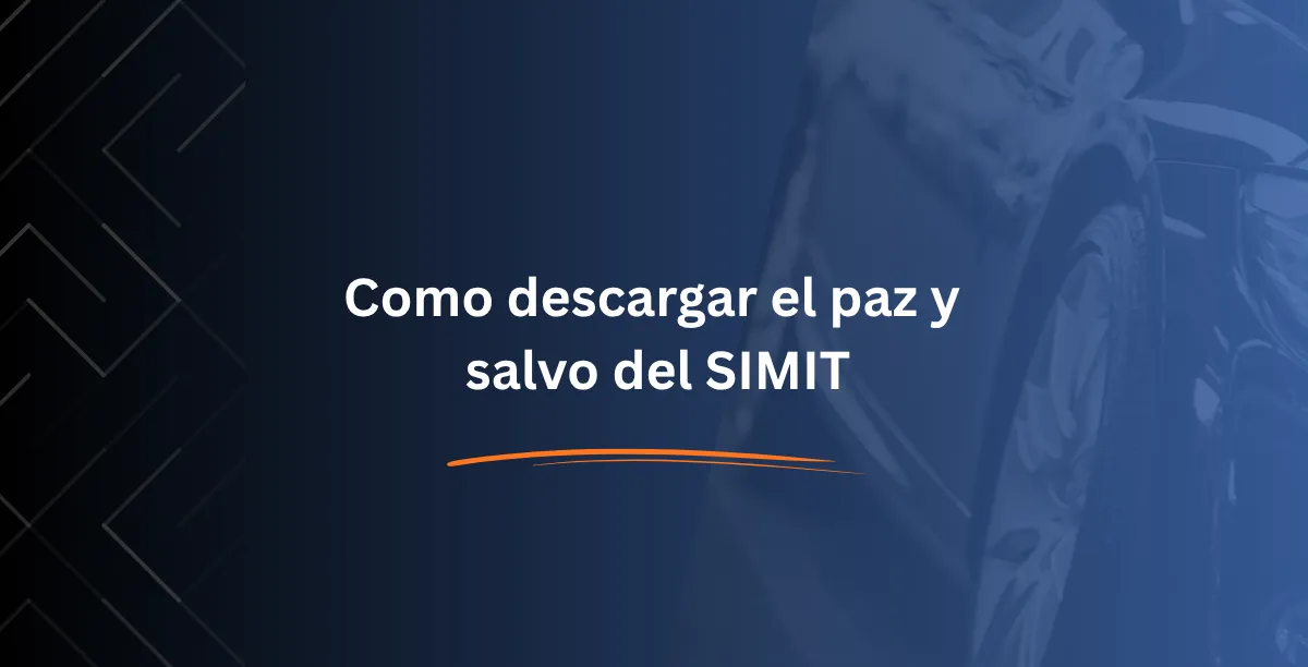 Como descargar el paz y salvo del SIMIT - Consulta RUNT
