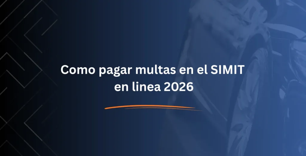Como pagar multas en el SIMIT en linea 2026 - Consulta RUNT