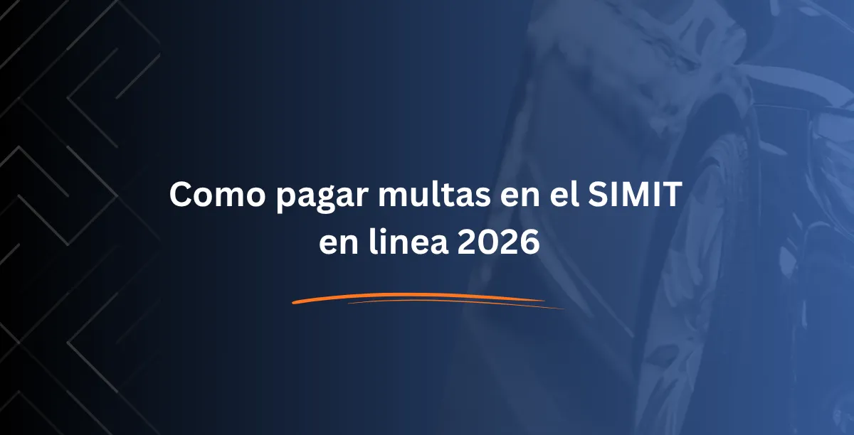Como pagar multas en el SIMIT en linea 2026 - Consulta RUNT