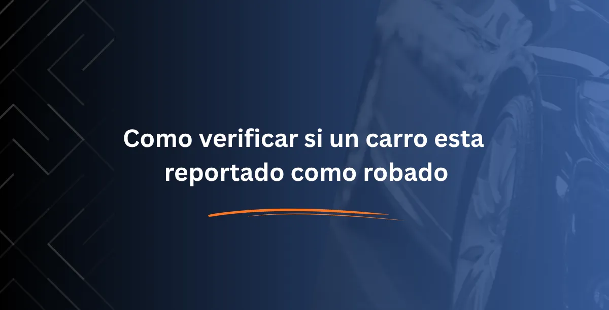 Como verificar si un carro esta reportado como robado - Consulta RUNT