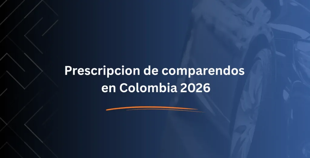 Prescripcion de comparendos en Colombia 2026 - Consulta RUNT