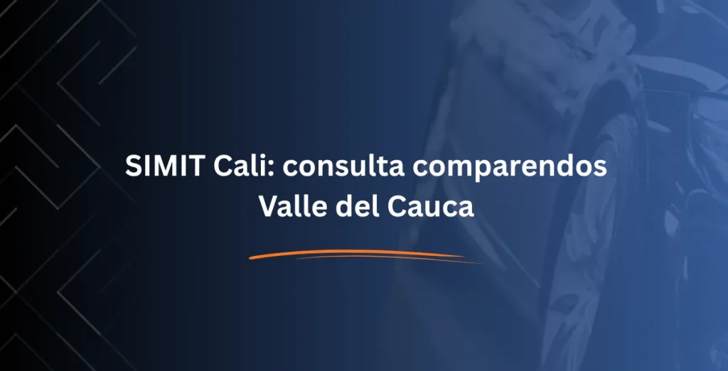 SIMIT Cali consulta comparendos Valle del Cauca - Consulta RUNT