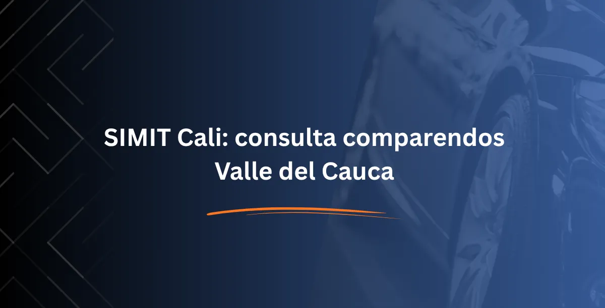 SIMIT Cali consulta comparendos Valle del Cauca - Consulta RUNT