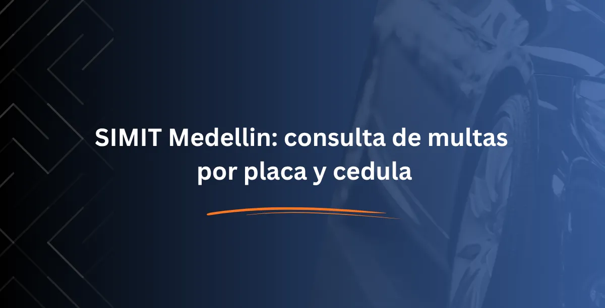 SIMIT Medellin consulta de multas por placa y cedula - Consulta RUNT