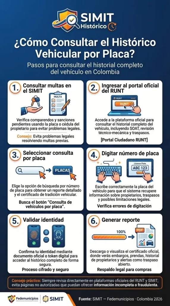 ¿Cómo Consultar el Histórico Vehicular por Placa